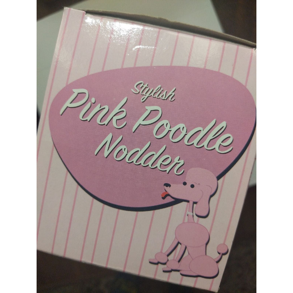 Pink Poodle Nodder Vtg 2002 w/ original box - Picture 9 of 9